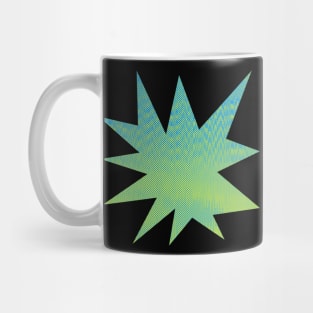 Comic Book Halftone Burst: A Explosive Blast of Retro Style Mug